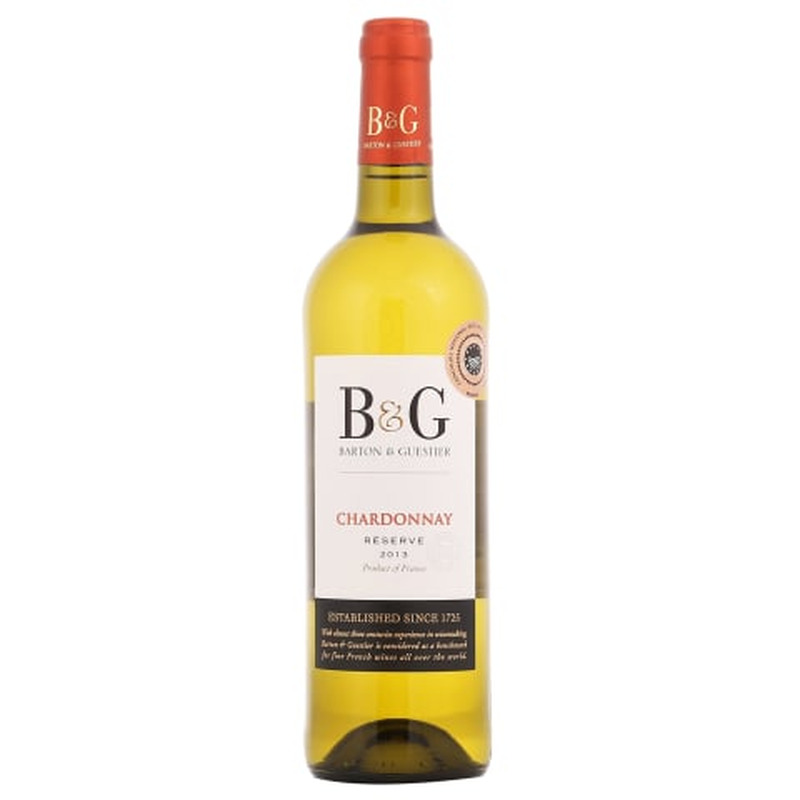 Kaitstud geograafilise tähisega vein B&G Chardonnay Reserve 0,75l