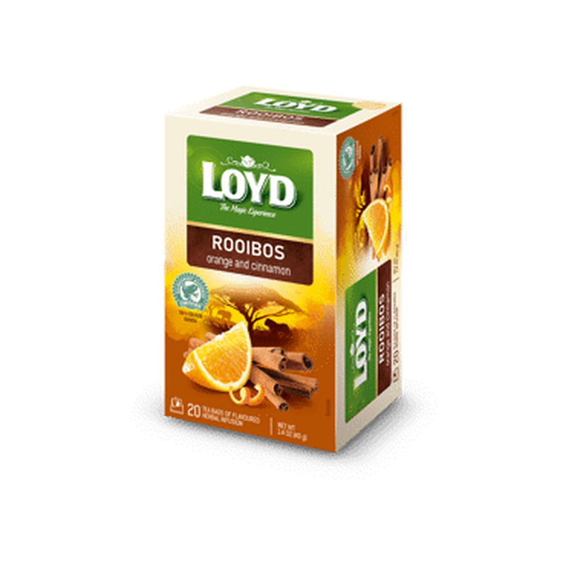 Tee LOYD Rooibos apelsin ja kaneel 20x2g