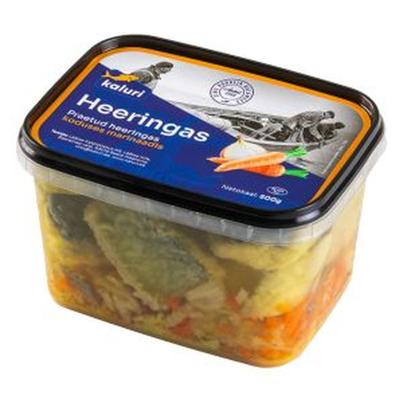 Praetud heeringafilee koduses marinaadis, KALURI, 500 g