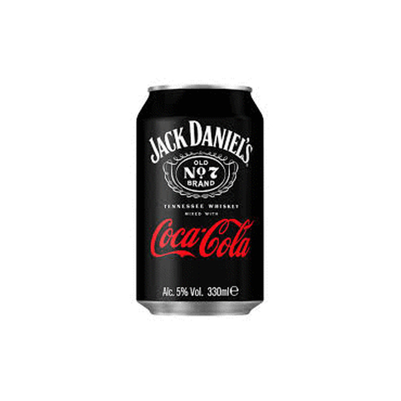 Alk.kok.JACK DANIEL'S coca cola5% 330ml