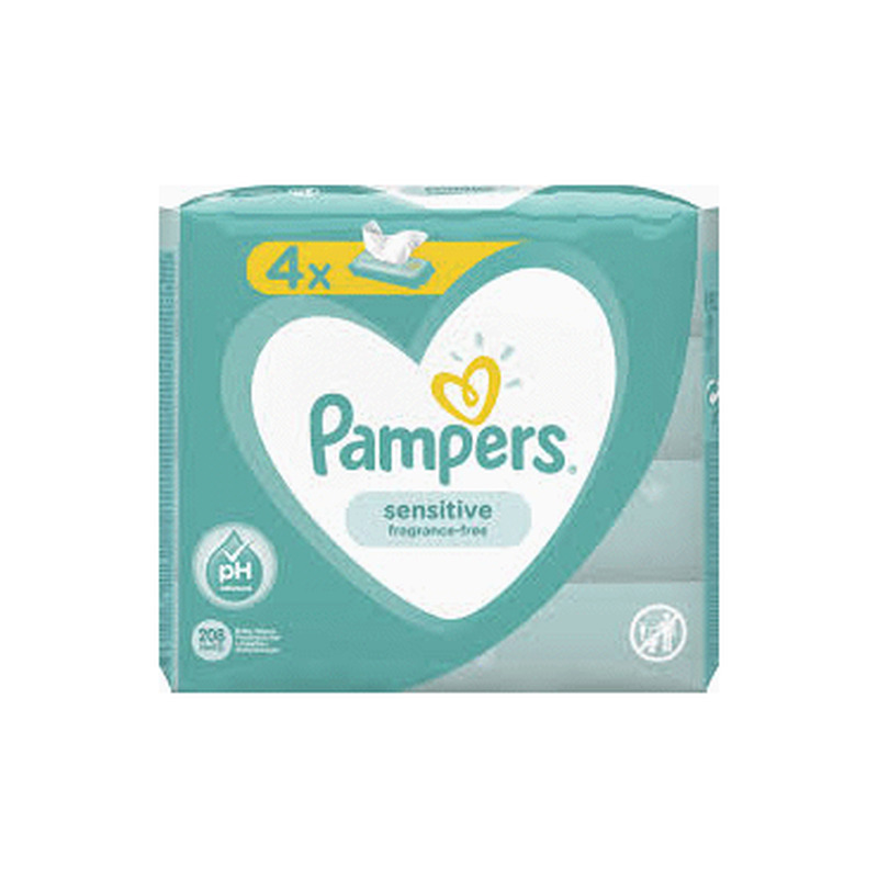 Niisk.beebisalvr.PAMPERS Sensit.4x52tk