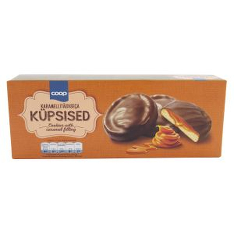 Coop Karamelli täidisega küpsised 210g