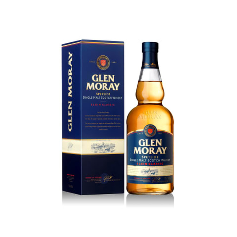 Whisky Glen Moray Single Malt 40%vol 0,7l