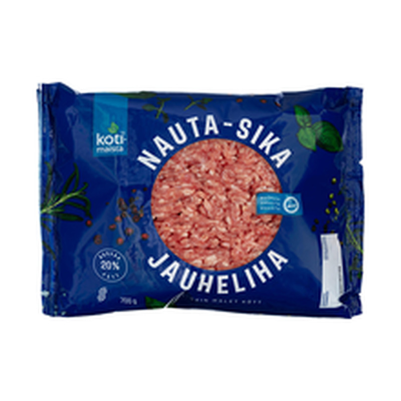 Veise- ja seahakklihasegu 20%, KOTIMAISTA, 700 g