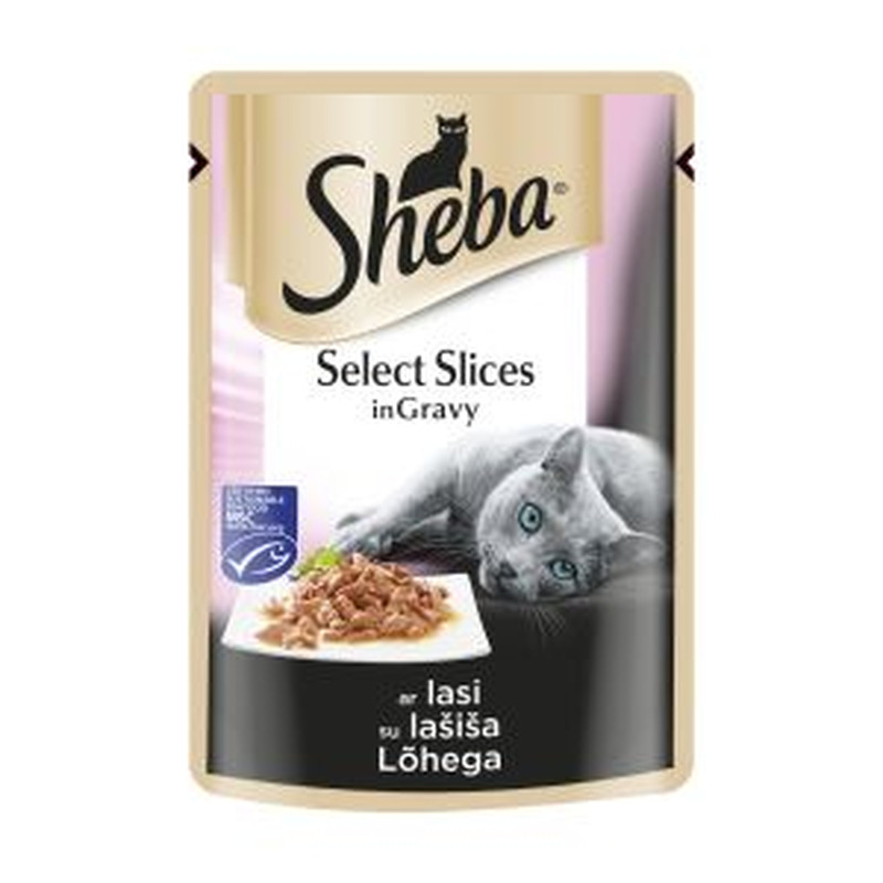 Sheba Cuisine kiisueine 85g lõhega