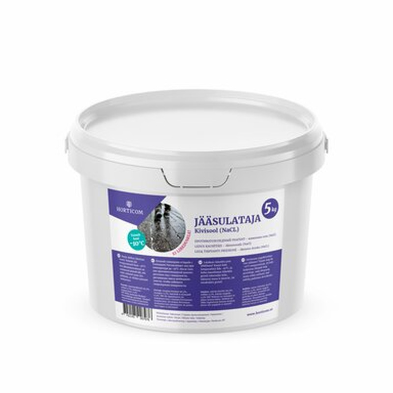 Jääsulataja NaCl, HORTICOM, 5 kg