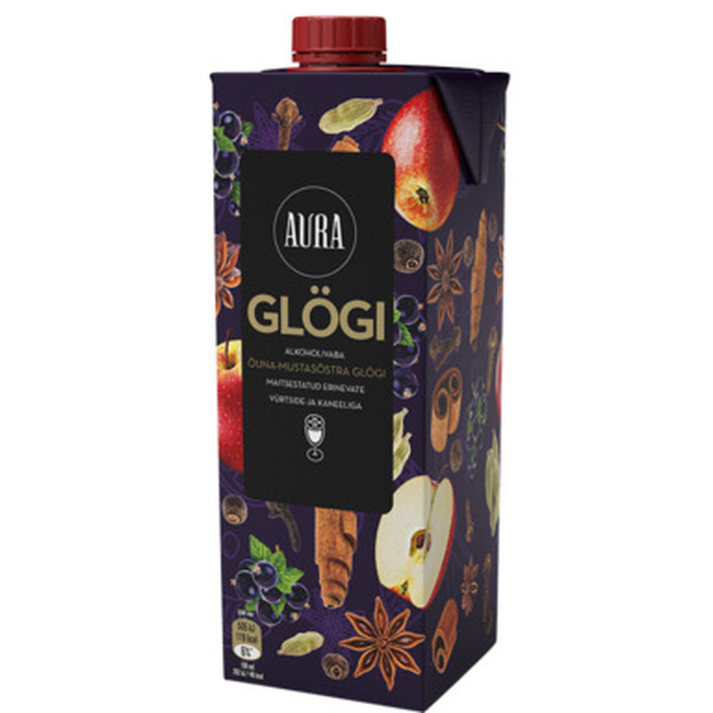 Glögi Õuna-Mustsõstra, AURA, 1 L