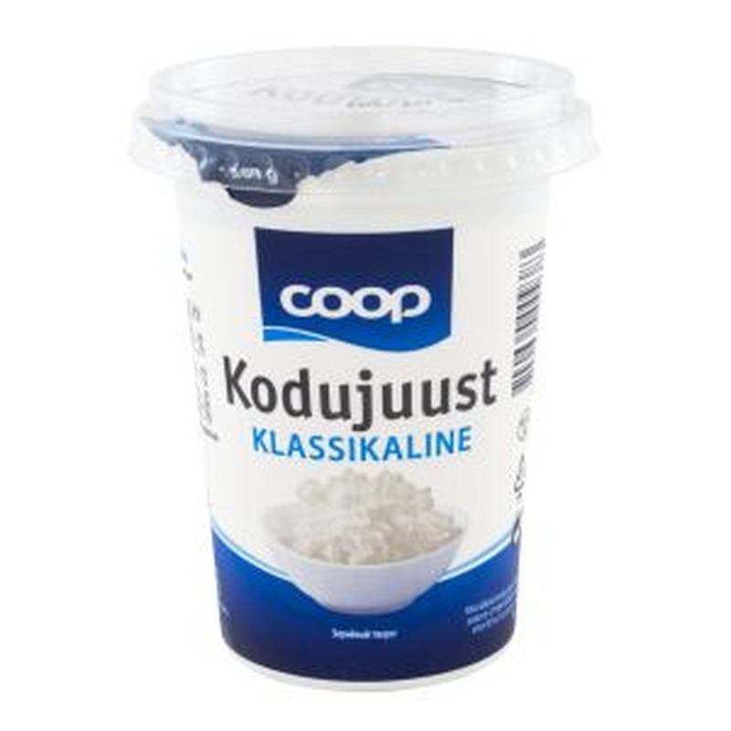 Kodujuust klassikaline, COOP, 380 g