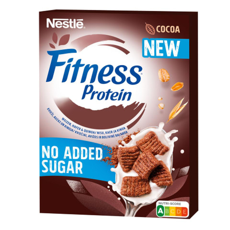 Täistera hommikusöögihelbed Nestle Fitness kakaomaitse ja lisatud proteiinidega 310g