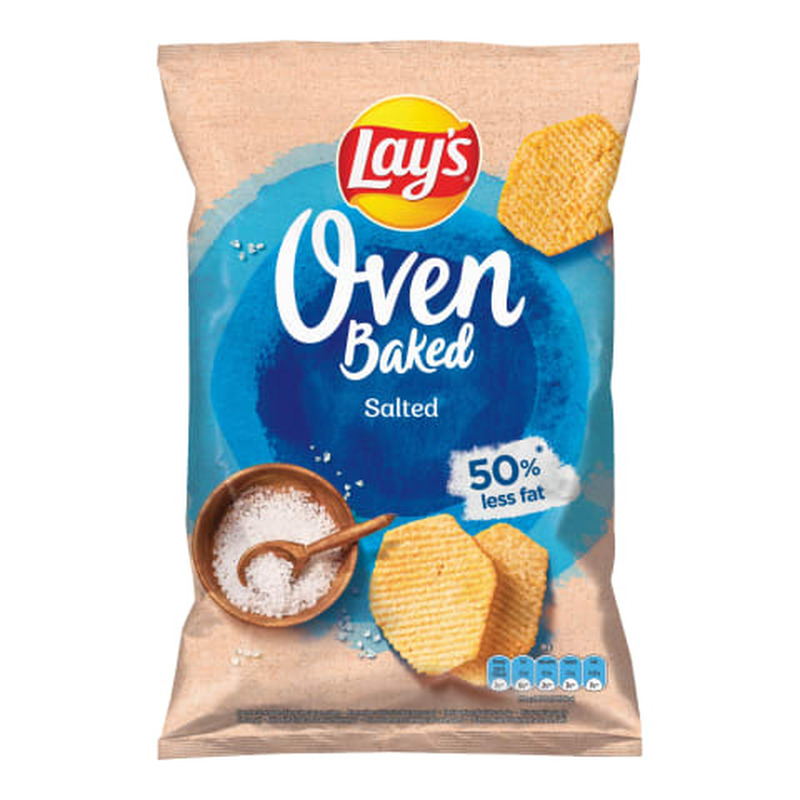 Kartulikrõpsud soolamaitselised Lay's Oven Baked 110g