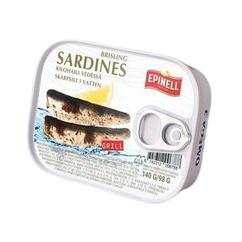 Grill sardiinid omas mahlas, 140g