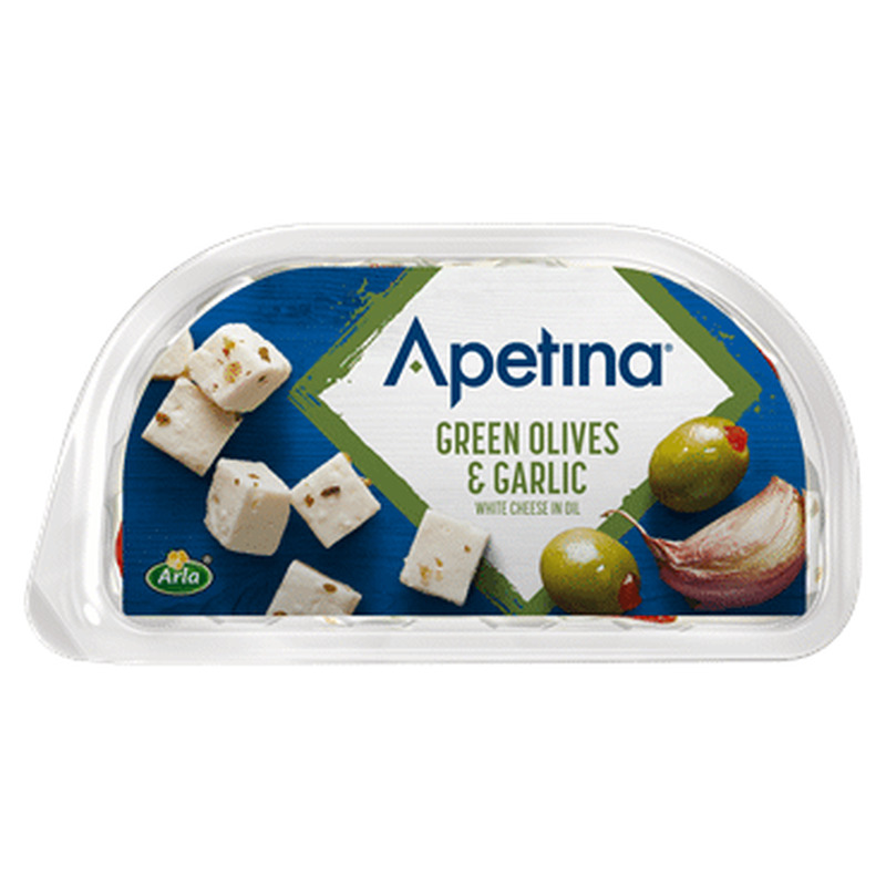 Valge juust APETINA küüslauguga, 100g