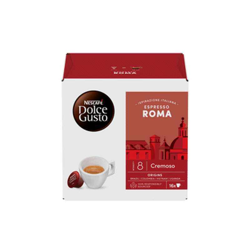 Kapsl.NESCAFE DG Espresso Roma16x6.2g