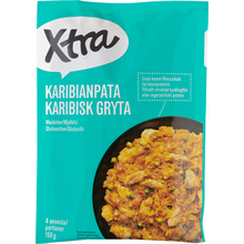 Xtra riisi, puu- ja aedviljasegu maitseainetega 150g