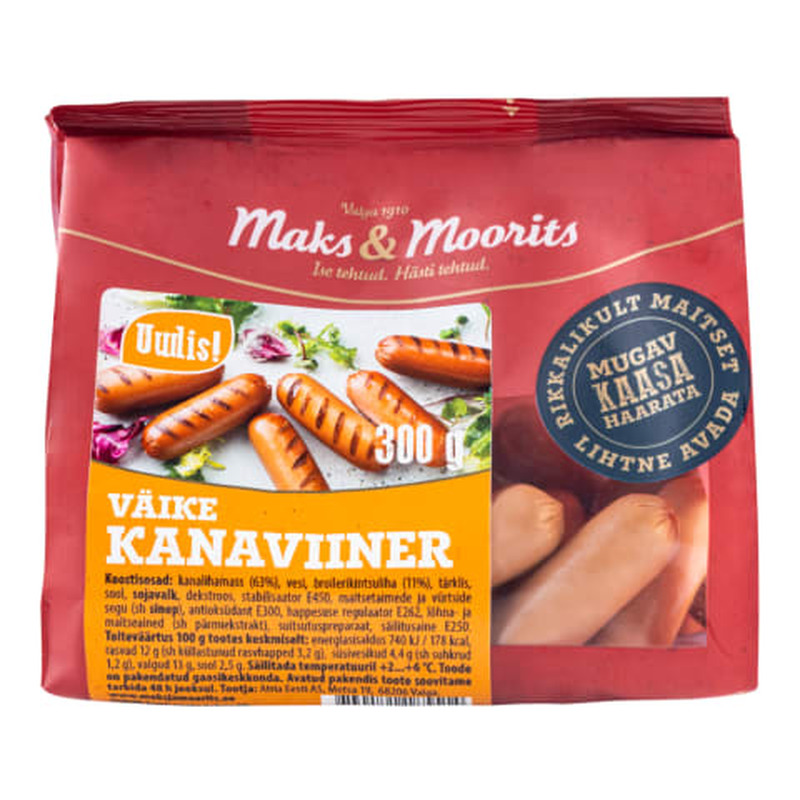 Väike kanaviiner M&M 300g