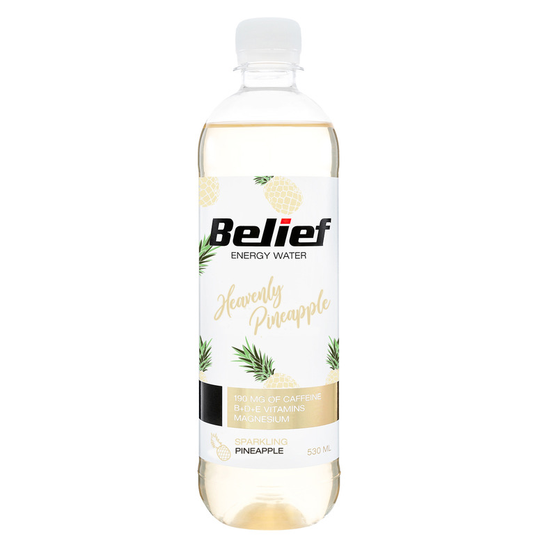 Energiavesi ananassi, BELIEF, 530 ml