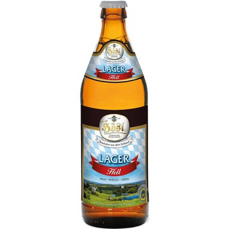 HÖSL õlu Lager Hell hele 4,9% 50cl (pudel)