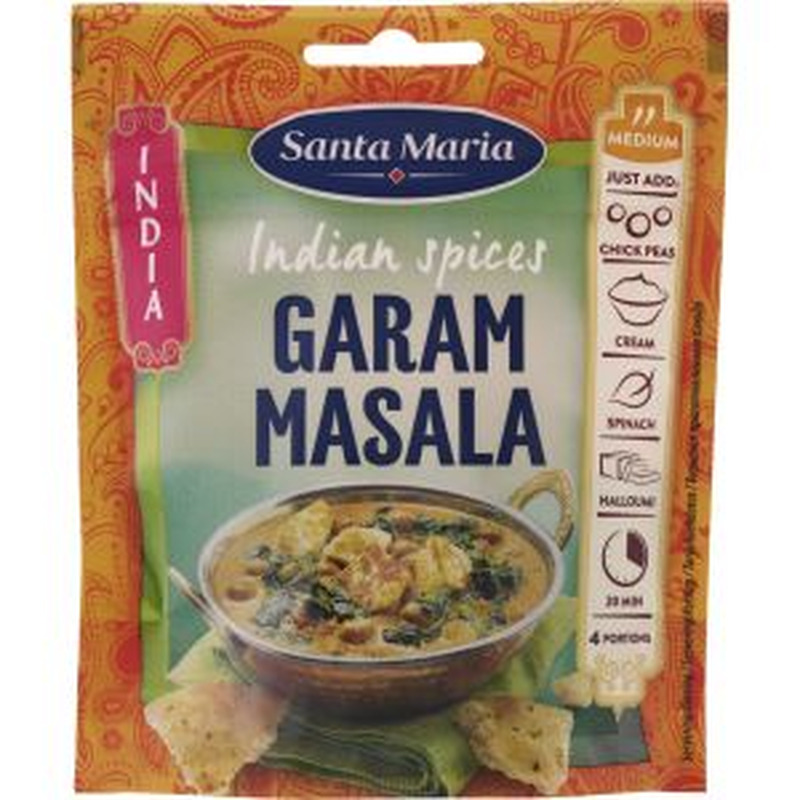 Garam Masala maitseainesegu, SANTA MARIA, 33 g