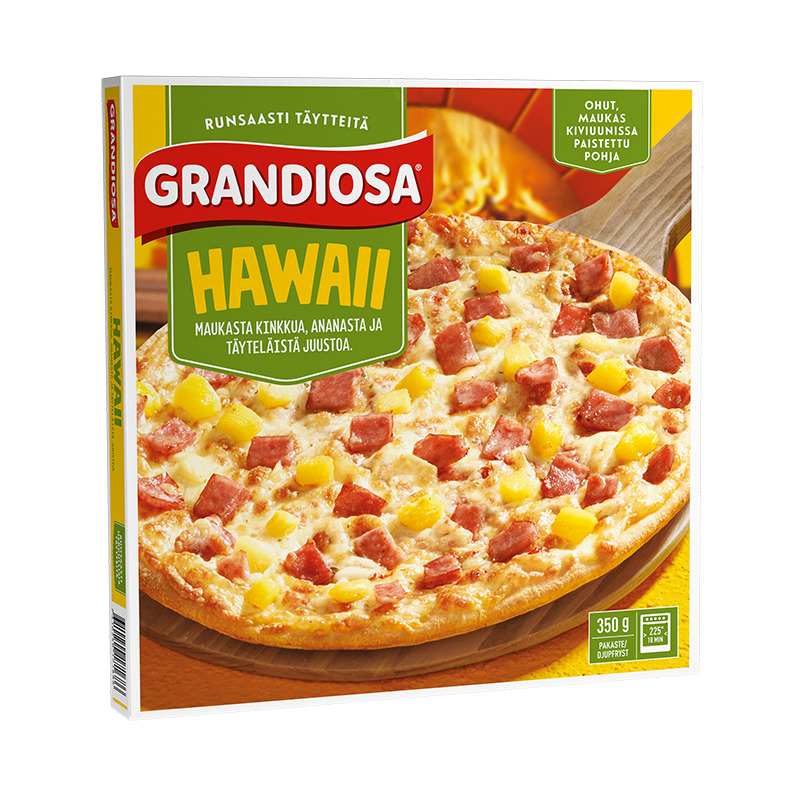 Kiviahjupitsa Hawaii, GRANDIOSA, 350 g