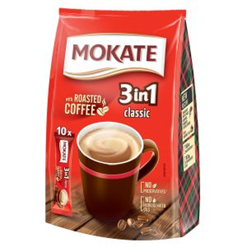 Mokate 3in1 lahustuv kohvijook 10*17g