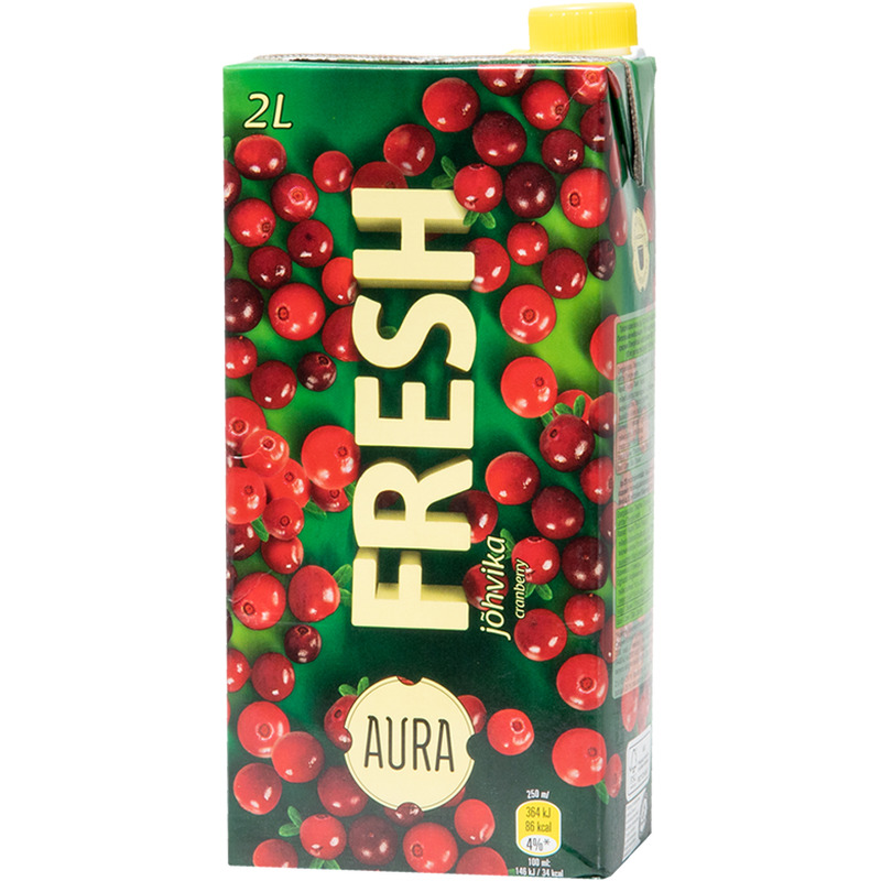 Jõhvika mahlajook, AURA FRESH, 2 L