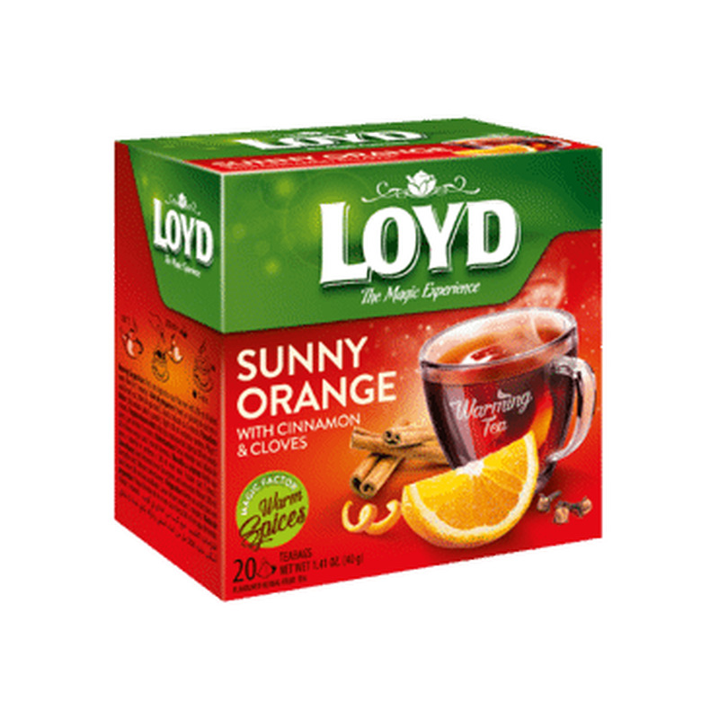 Tee LOYD Pyr.Warming Sunny Orange 20x2g