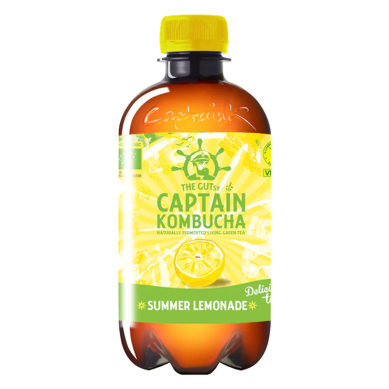 Kombucha jook Captain Kombucha Lemonade öko 400ml