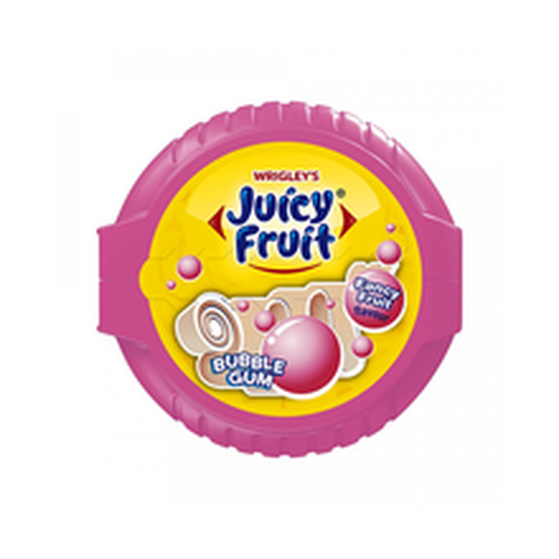 Puuviljamaitseline närimiskumm rullis, JUICY FRUIT, 56 g