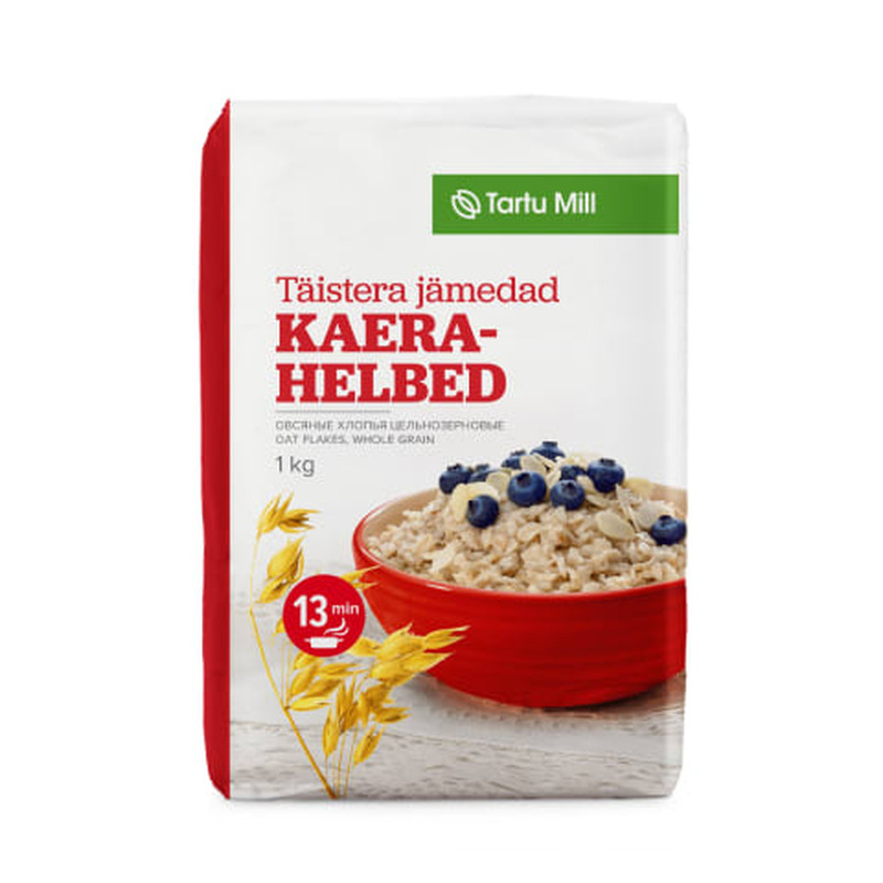 Kaerahelbed täistera jämedad Tartu Mill 1kg