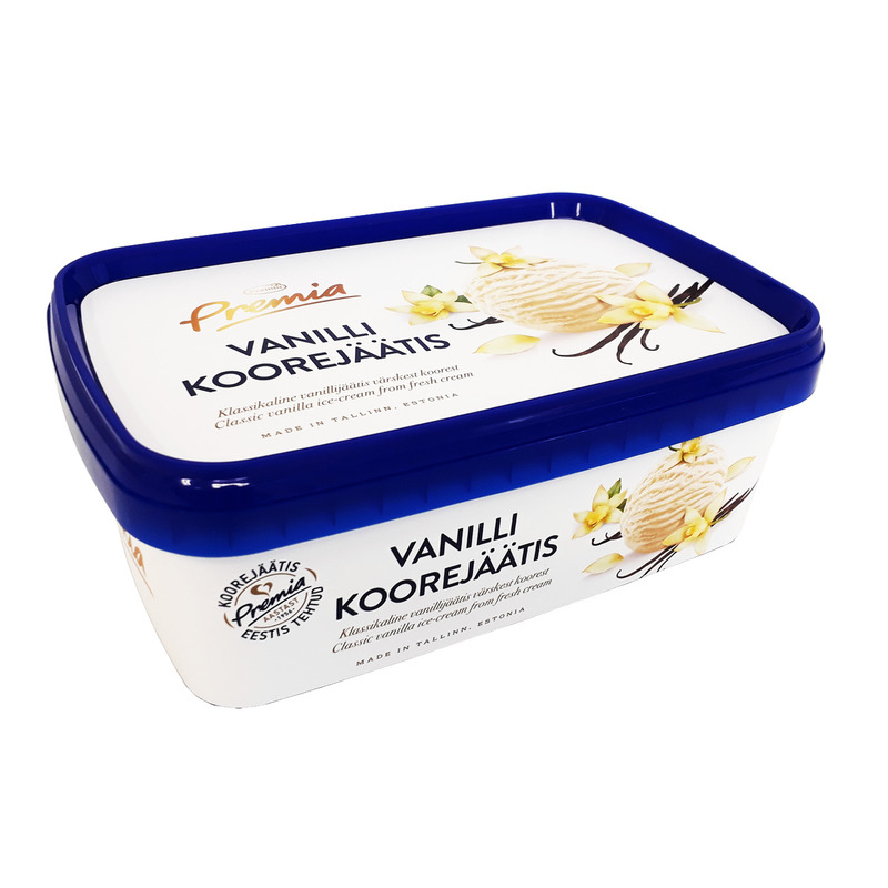 Vanilli koorejäätis, PREMIA, 480 g