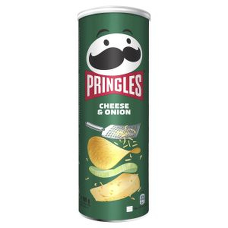 Kartulikrõpsud juustu-sibula, PRINGLES, 165 g