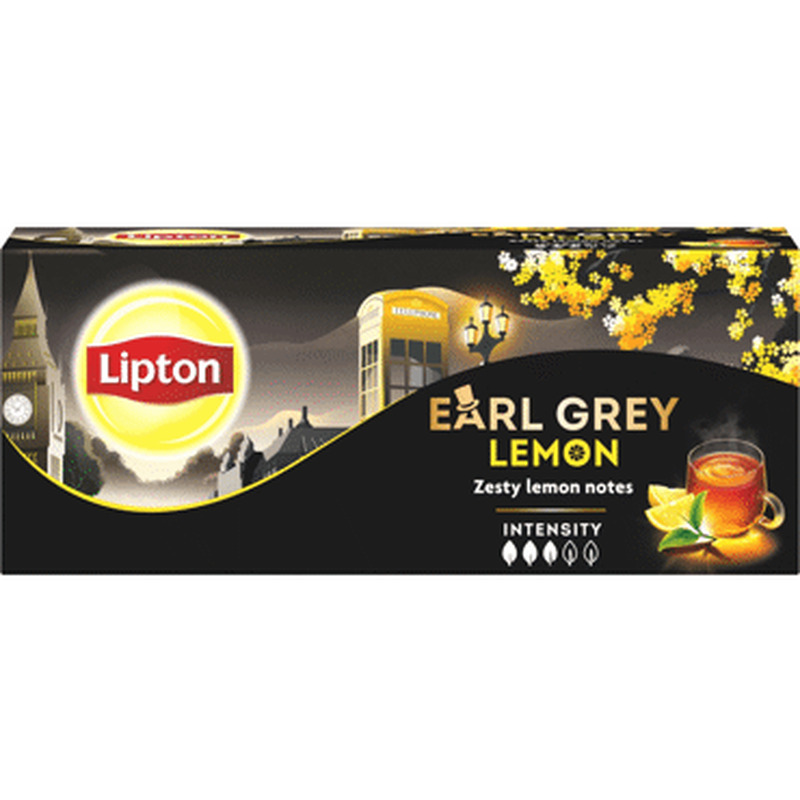 Must tee Earl Grey Lemon LIPTON,25x2g