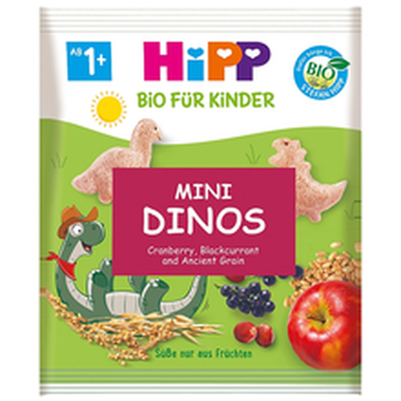 Hipp mahedad teraviljaampsud Mini Dinos 1–3a 30g