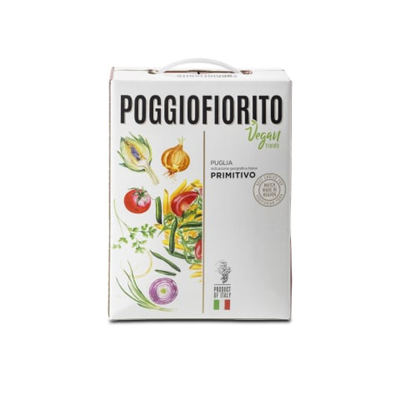 Kaitstud geograafilise tähisega vein Poggio Fiorito Primi. Puglia 13% 3l