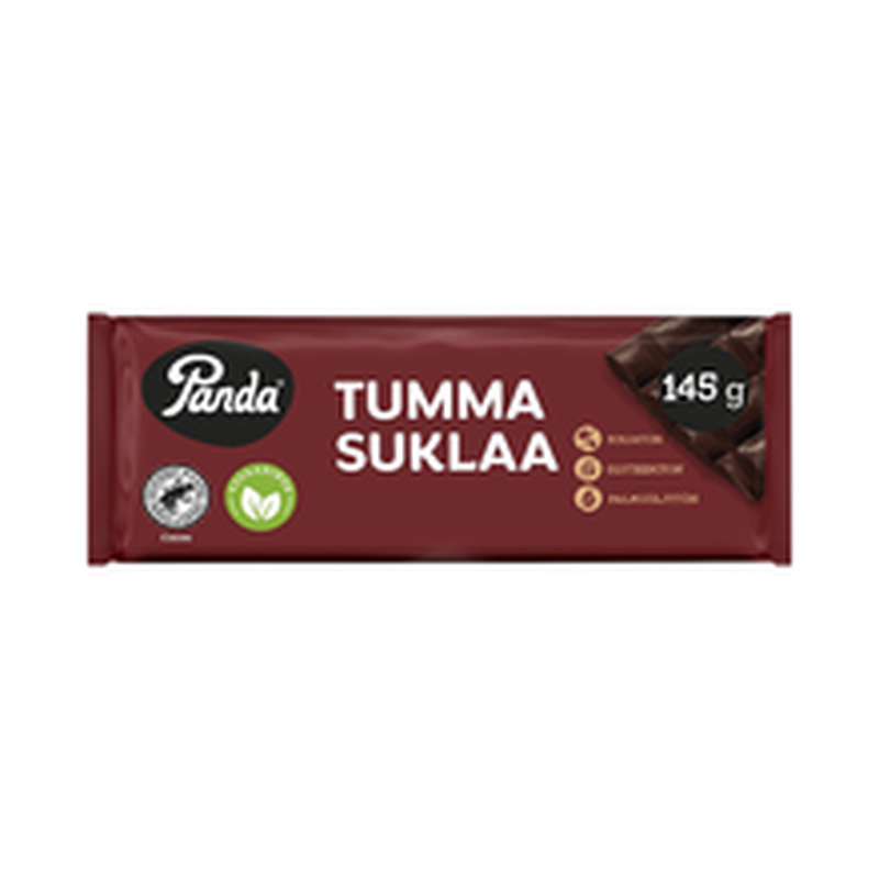 Panda UTZ tume šokolaad 145g