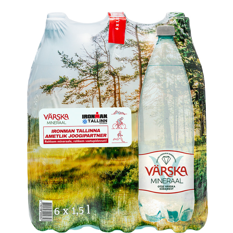 Mineraalvesi Värska Mineraal 6-pakk, VÄRSKA MINERAAL, 6 x 1,5 L