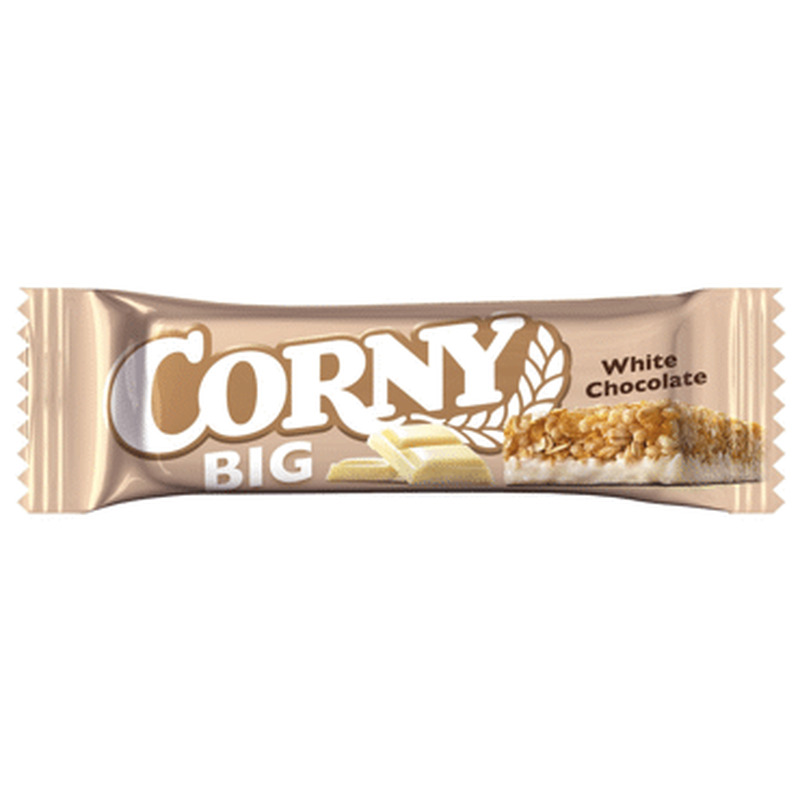 Müslibatoon valge šokolaadi Big CORNY40g