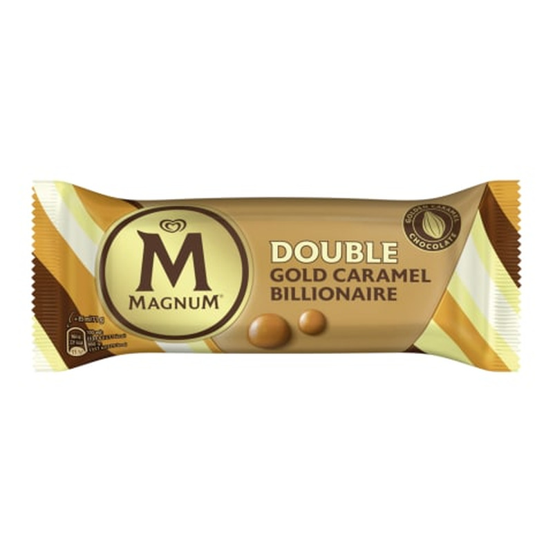 Jäätis Magnum Double Gold Caramel Billionaire 85ml