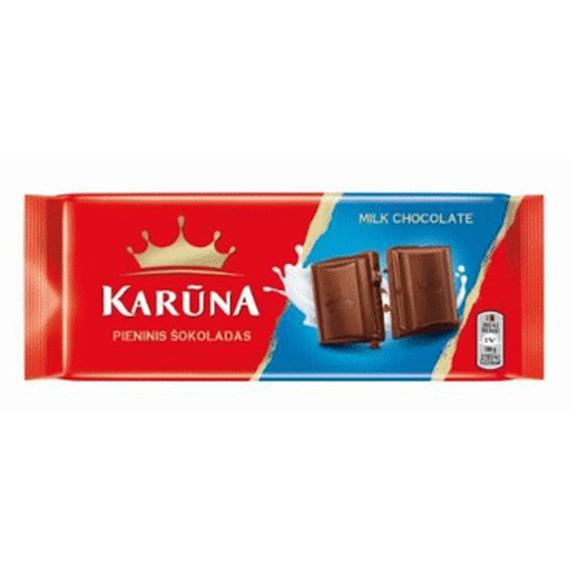 Piimašokolaad KARŪNA 80g