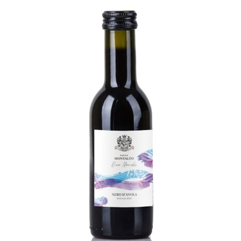 Kaitstud päritolunimetusega vein Barone Montalto Nero d'Avola 13,5%vol 0,187l