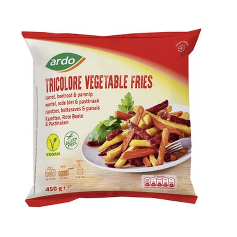 ARDO Kolme juurvilja segu frittimiseks 450g