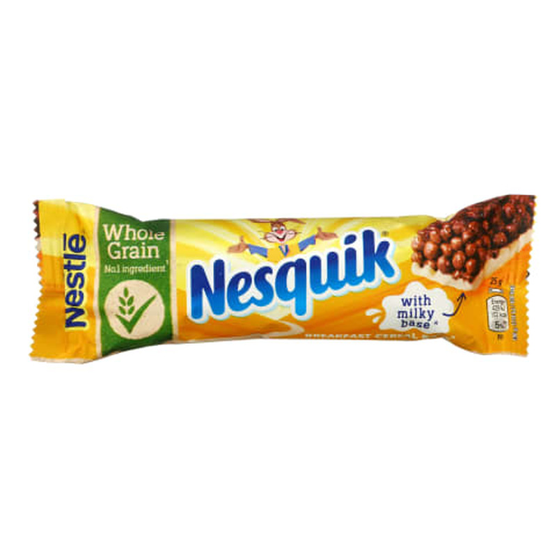 Hommikueine batoon vitamiinide ja mineraaltoitainetega Nesquik Nestle 25g