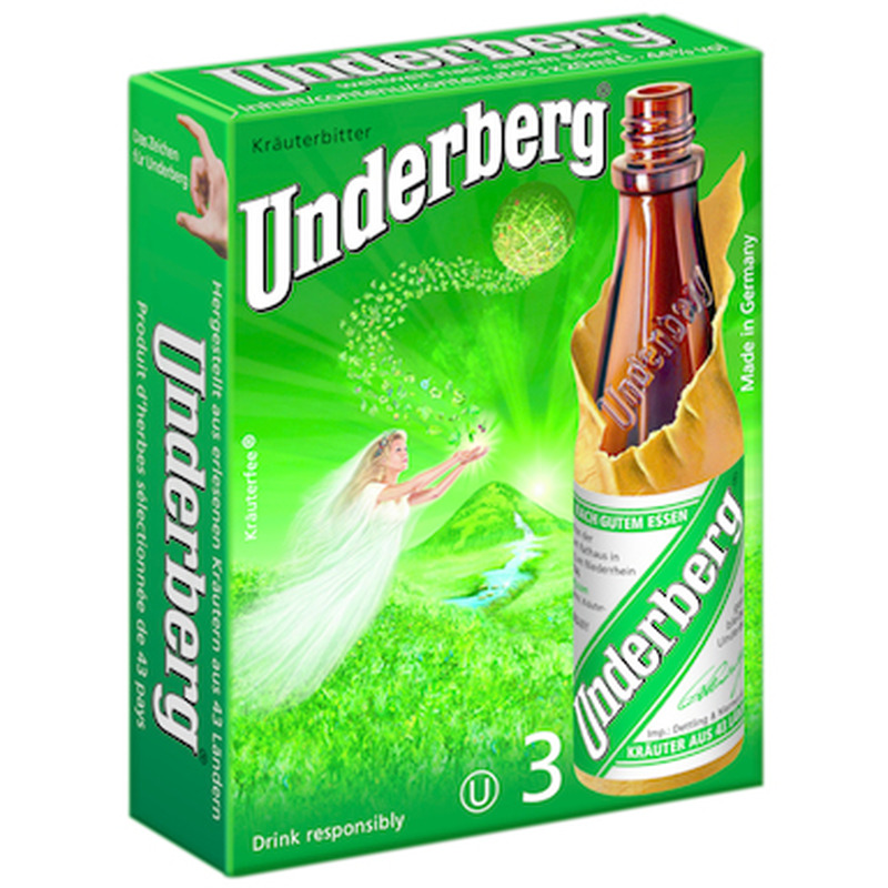 UNDERBERG 44% 3x2cl