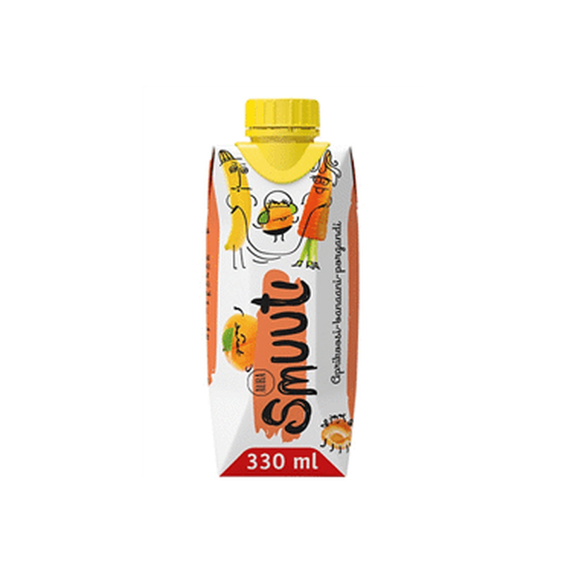 Smuuti AURA Aprikoos-Banaani-Porg. 330ml