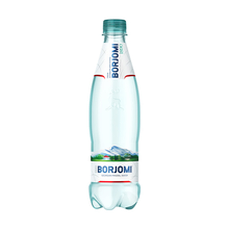 Karboniseeritud looduslik mineraalvesi, BORJOMI, 500 ml