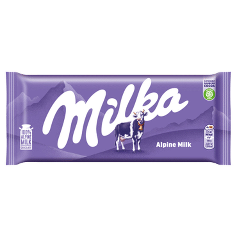 Piimašokolaad Alpine Milk MILKA 100g