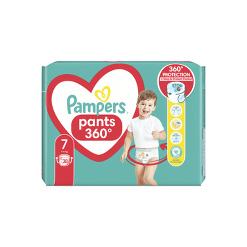 Püksmähkmed PAMPERS S7 17 + kg 38tk