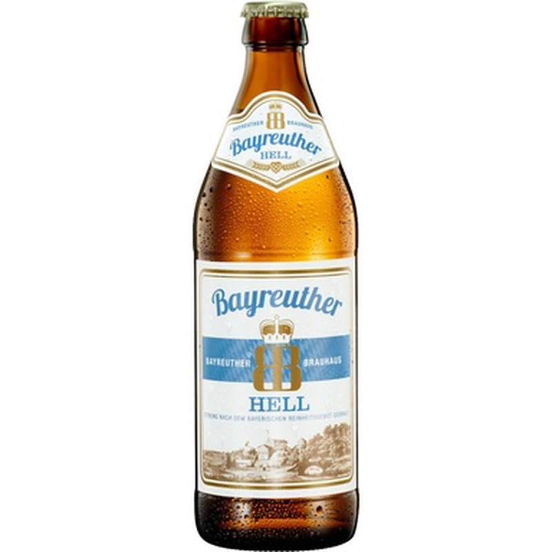 BAYREUTHER HELL õlu hele 4,9% 50cl (pudel)