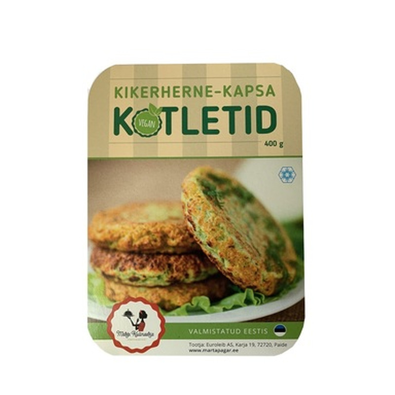 MARTA KULINAARIA Kikerherne-kapsakotletid 400g (külmut.)