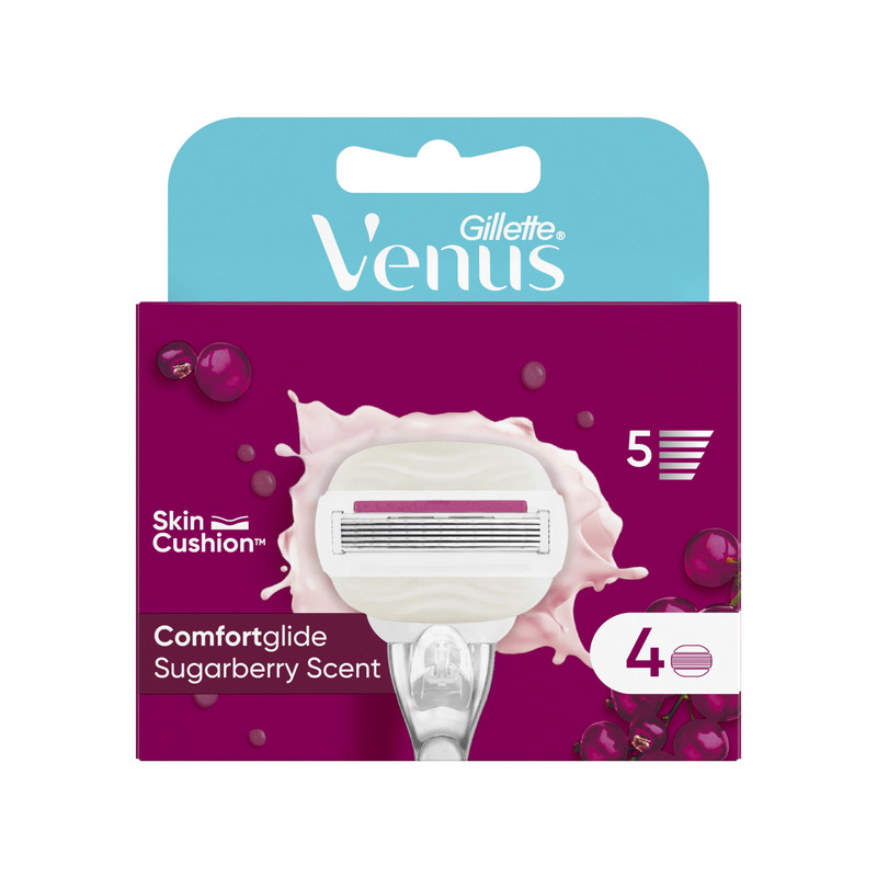 Varuterad Venus Sugarberry 4tk, GILLETTE, 1 pakk